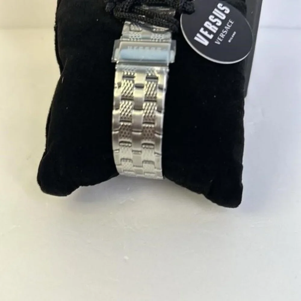 New Authentic VERSUS VERSACE Logo Gent Chrono Bracelet Watch